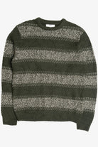 M&S Green Stripe Knit Sweater