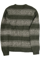 M&S Green Stripe Knit Sweater