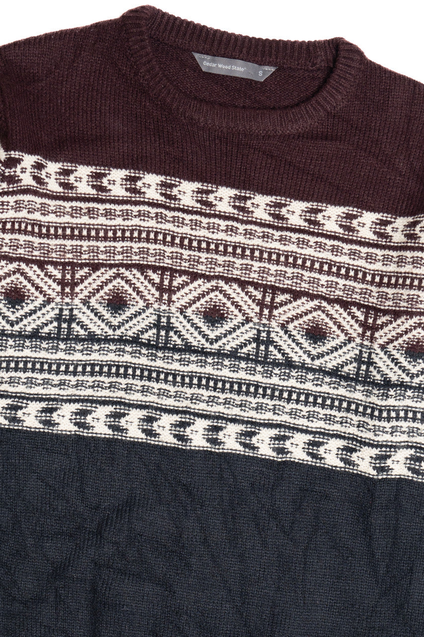 Cedar Wood State Acrylic Sweater