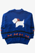 Vintage Terrier & Bows Sweater (1990s)