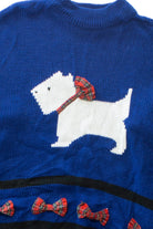 Vintage Terrier & Bows Sweater (1990s)