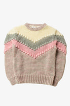 Vintage Pink Chevrons Sweater (1980s)