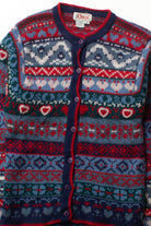 Vintage Blue Orvis Cardigan (1990s)
