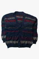 Vintage Navy Blue Cardigan (1990s)