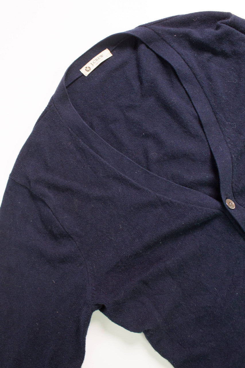 J. Crew Navy Cardigan Sweater