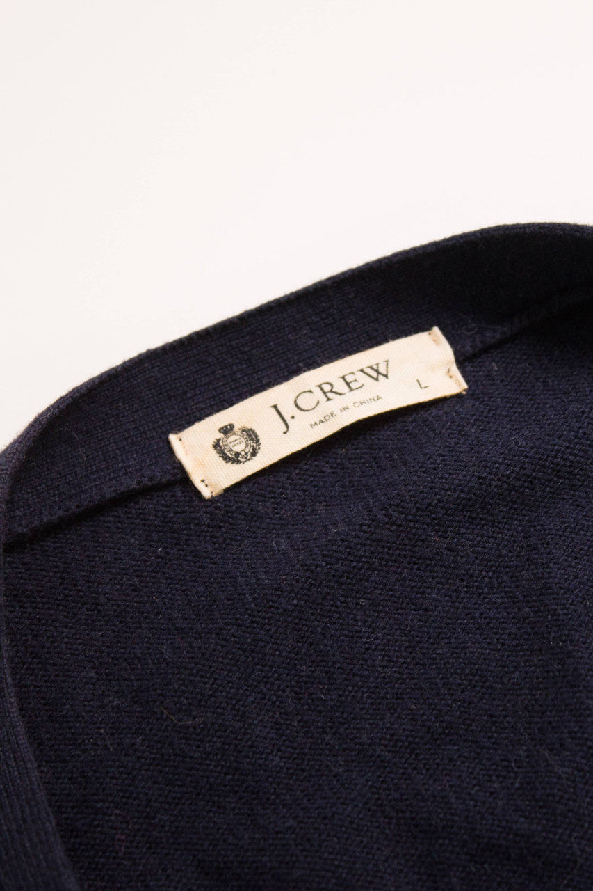 J. Crew Navy Cardigan Sweater