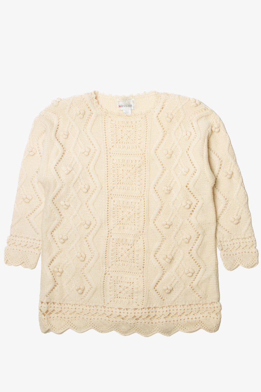 Vintage  Knitwear Susan Hand Knit Sweater