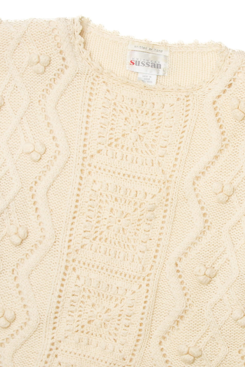 Vintage  Knitwear Susan Hand Knit Sweater