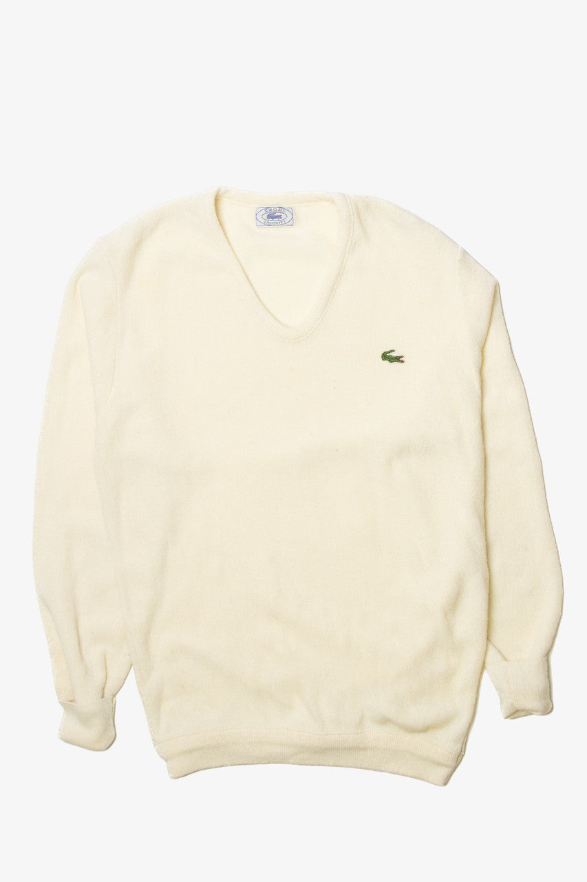 Vintage  Izod Lacoste White Sweater