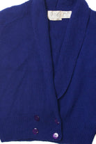 Vintage  Susan Bristol Blue Blazer Sweater