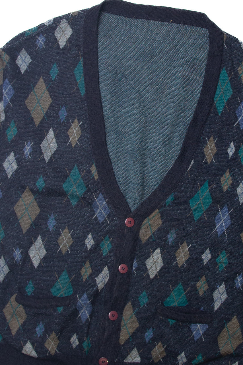 Vintage  Argyle Pattern Sweater