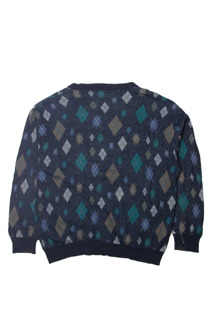 Vintage  Argyle Pattern Sweater