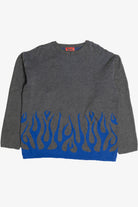 Vintage Blue Flames Pineapple Connection Sweater (1990s)