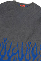 Vintage Blue Flames Pineapple Connection Sweater (1990s)