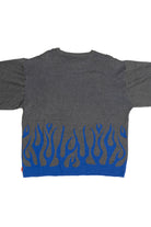 Vintage Blue Flames Pineapple Connection Sweater (1990s)
