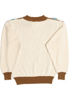 Vintage First Class Graphic Knit Sweater (1970s)