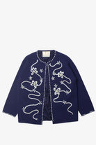 Vintage Bizer Embroidered Cardigan (1980s)