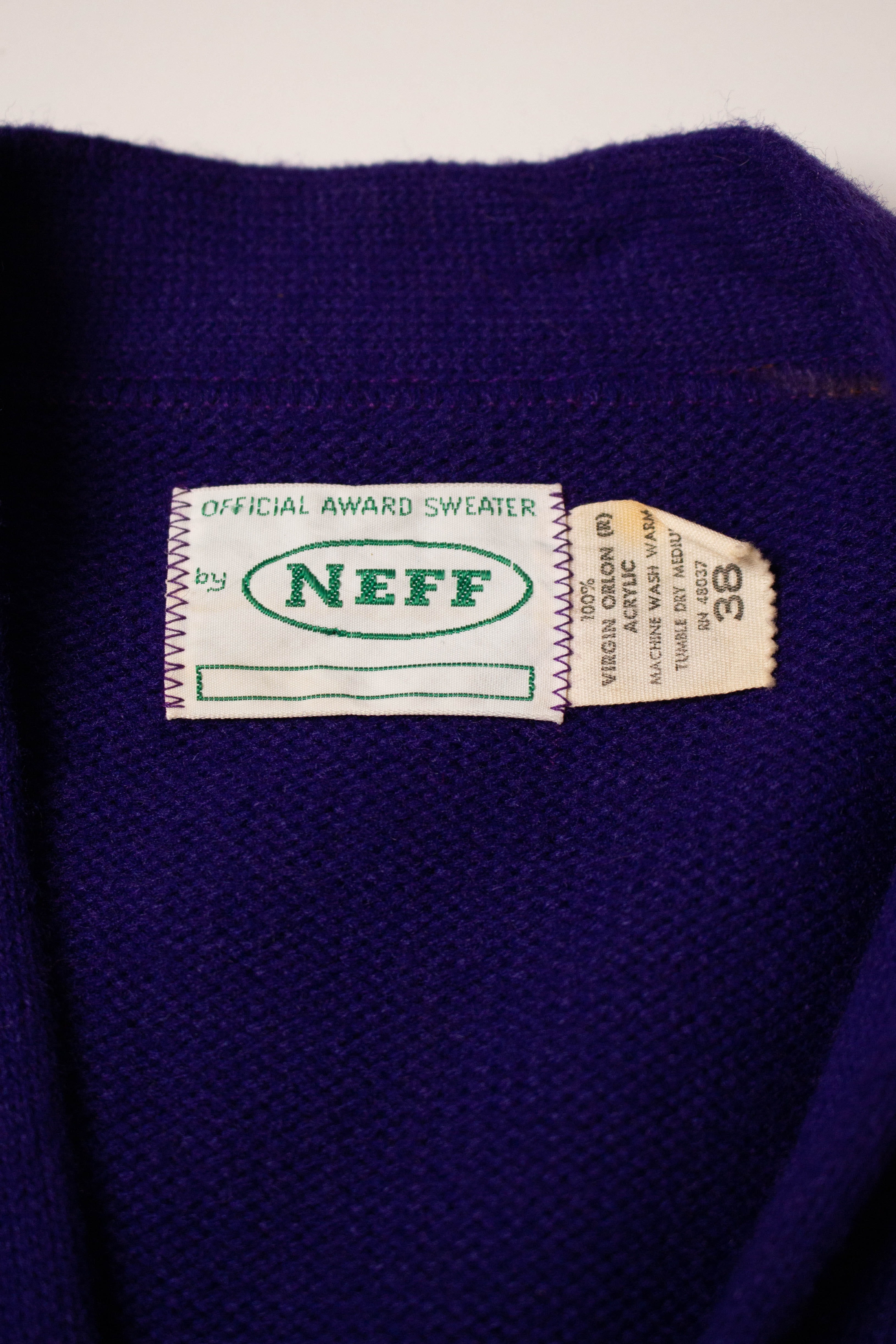 Vintage C Band Cardigan Sweater (1970s)