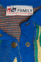 Vintage Grumpy Guy Geometric Knit Sweater (1980s)