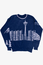 Vintage Seattle Spellout Space Needle Knit Sweater (1980s)