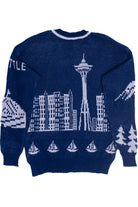 Vintage Seattle Spellout Space Needle Knit Sweater (1980s)