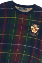 Polo By Ralph Lauren Plaid Crest Knit Sweater