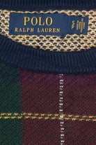 Polo By Ralph Lauren Plaid Crest Knit Sweater