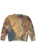 Recycled Baby Jesus And Angels Painting Sweater