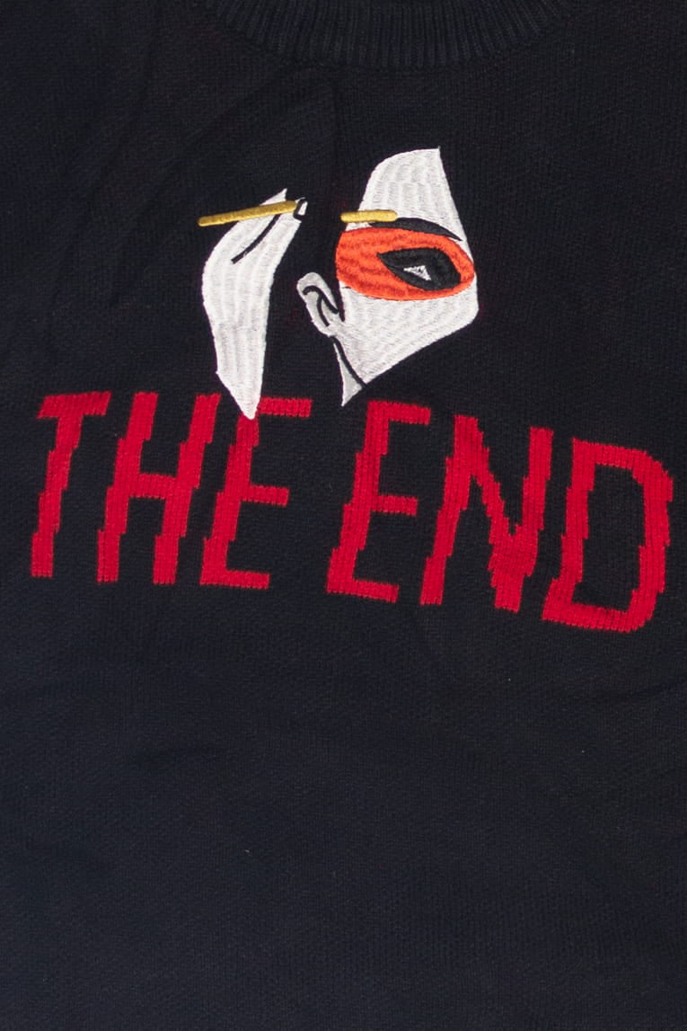 Recycled "The End" Sweater