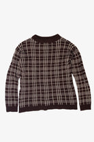 Vintage Brown Checker Sweater (1980s)