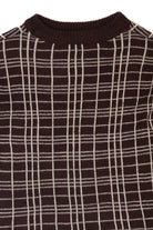 Vintage Brown Checker Sweater (1980s)