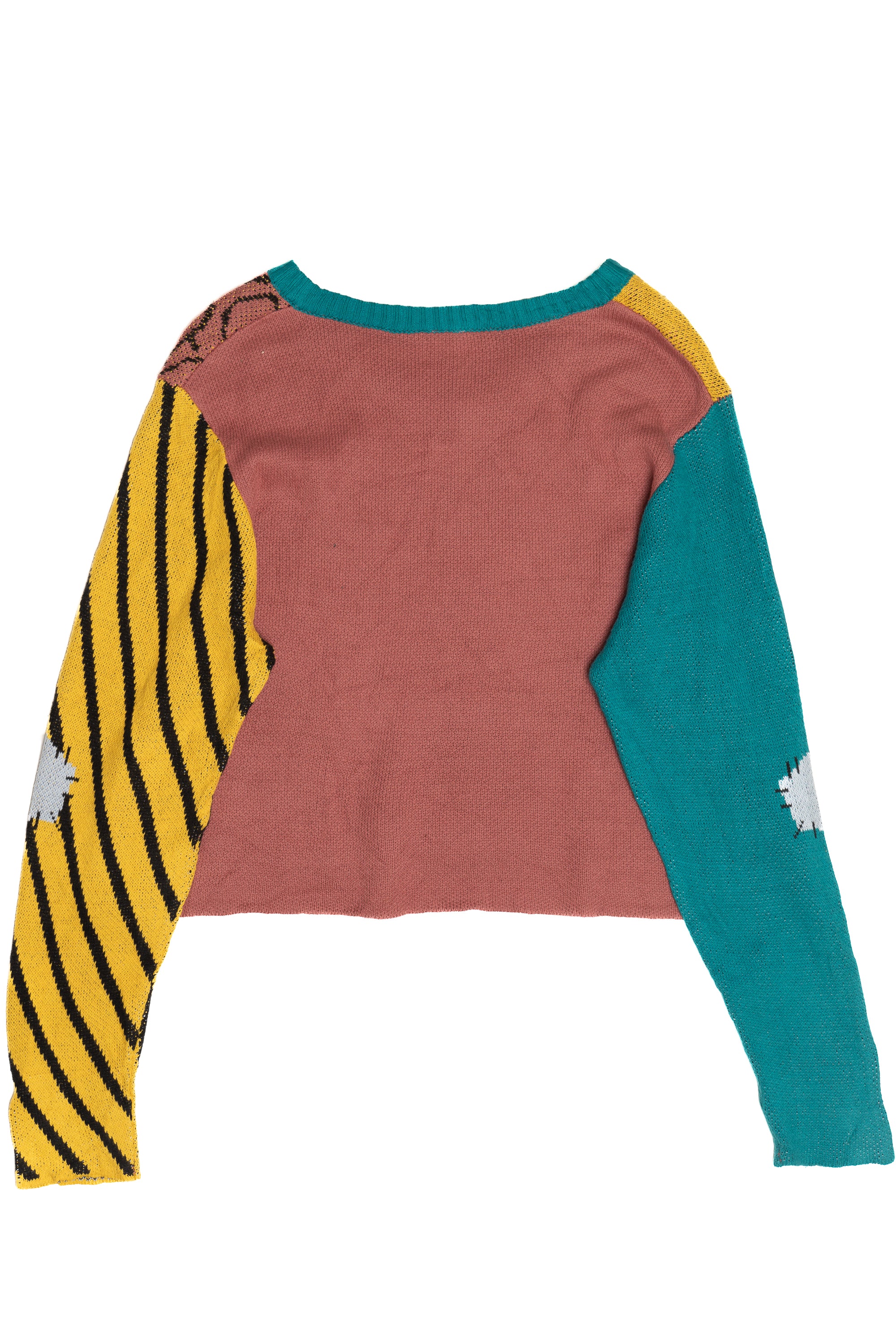 Nightmare Before Christmas Sally V-Neck Crop Sweater (2010s)