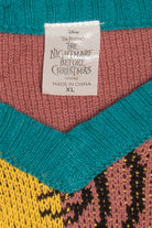 Nightmare Before Christmas Sally V-Neck Crop Sweater (2010s)