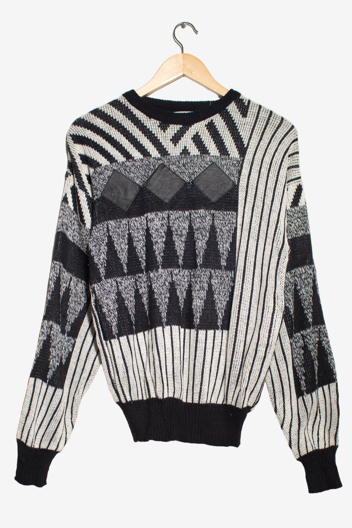 Vintage Henri Valdise Geometric Sweater (1980s) – Ragstock