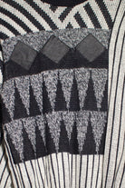 Vintage Henri Valdise Geometric Sweater (1980s)