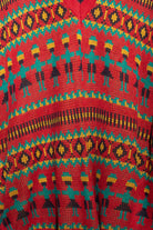 Vintage Midnight Blues Oversized V-Neck Sweater (1990s)