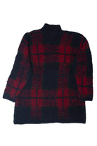 Vintage Jones New York Plaid Sweater (1990s)