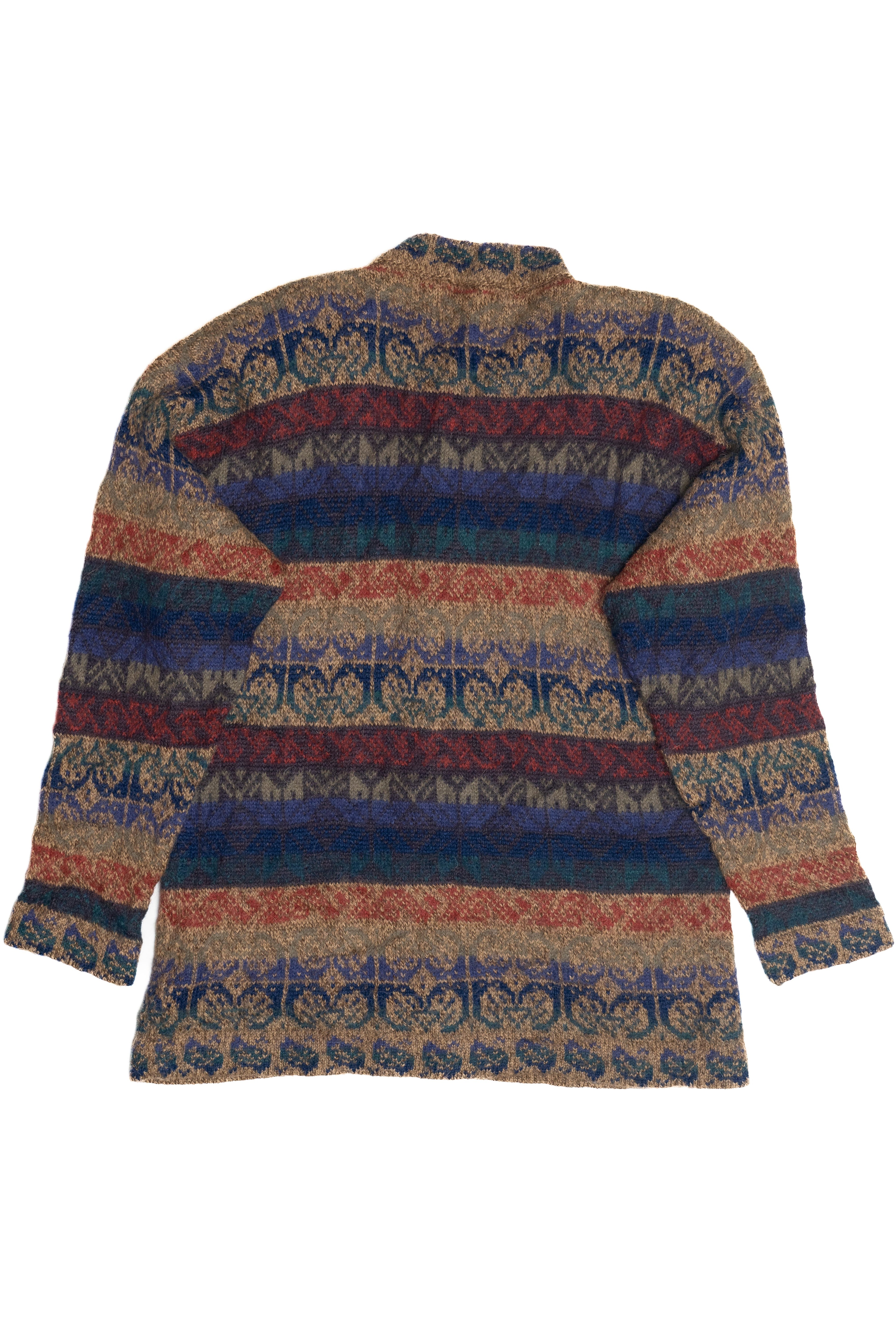 The Alpaca Connection Handmade Cardigan Sweater (2010s)