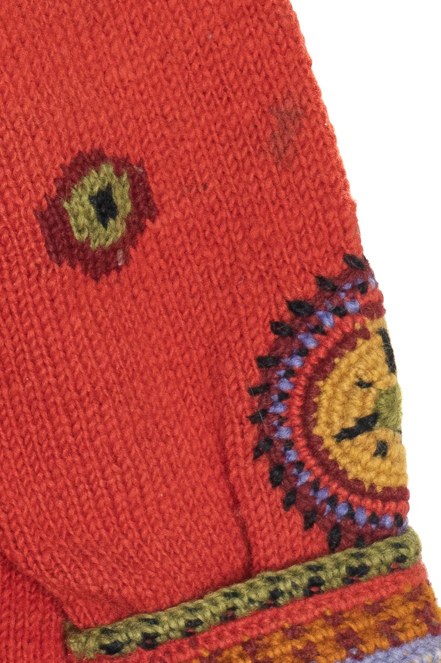 Vintage Handmade Newari Nepali Crochet Detail Sweater (1990s)