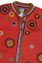 Vintage Handmade Newari Nepali Crochet Detail Sweater (1990s)