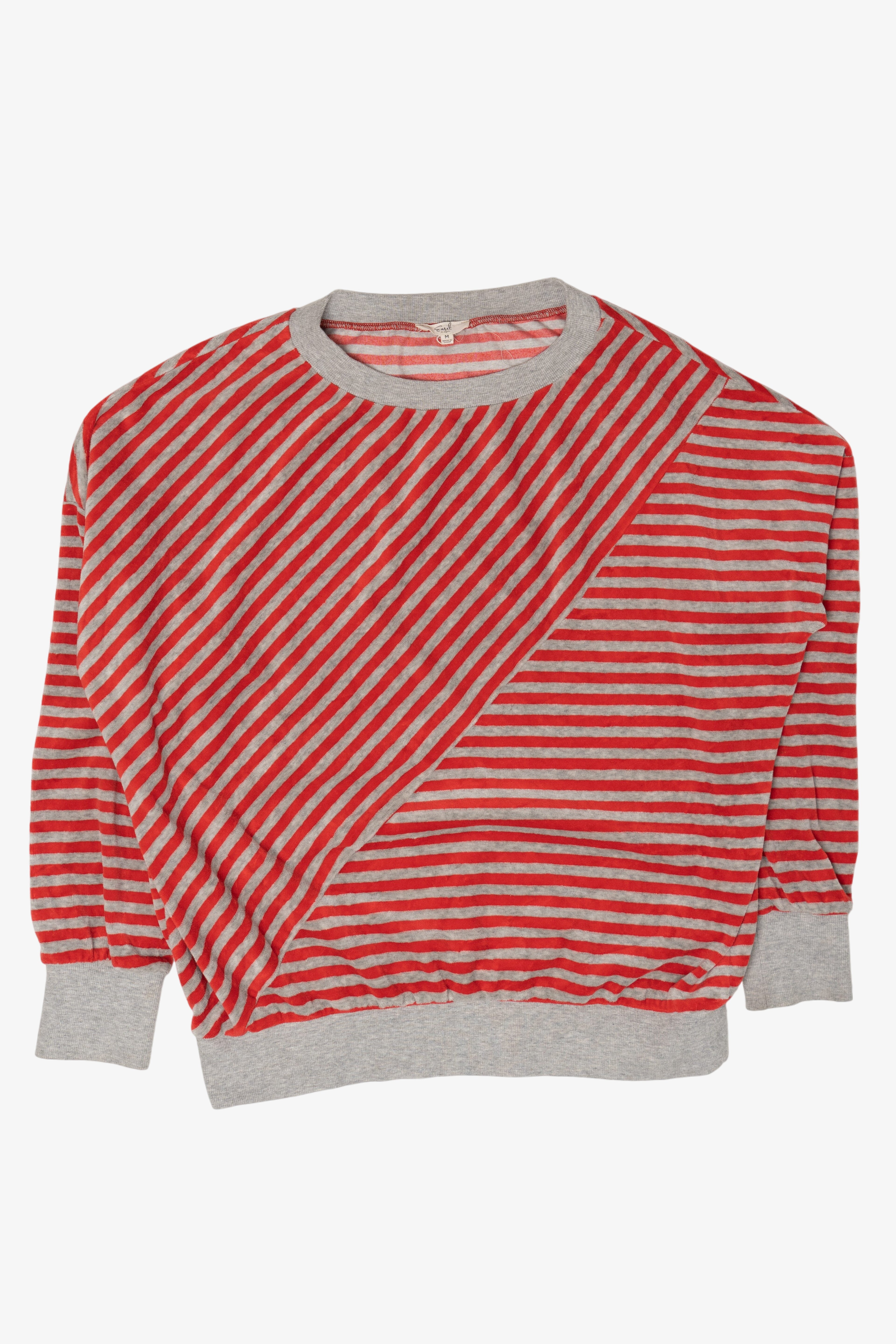 Striped Velour Easel Sweater (2010s)
