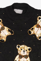 Vintage Sequin Bears Marisa Christina Collection Sweater (1990s)