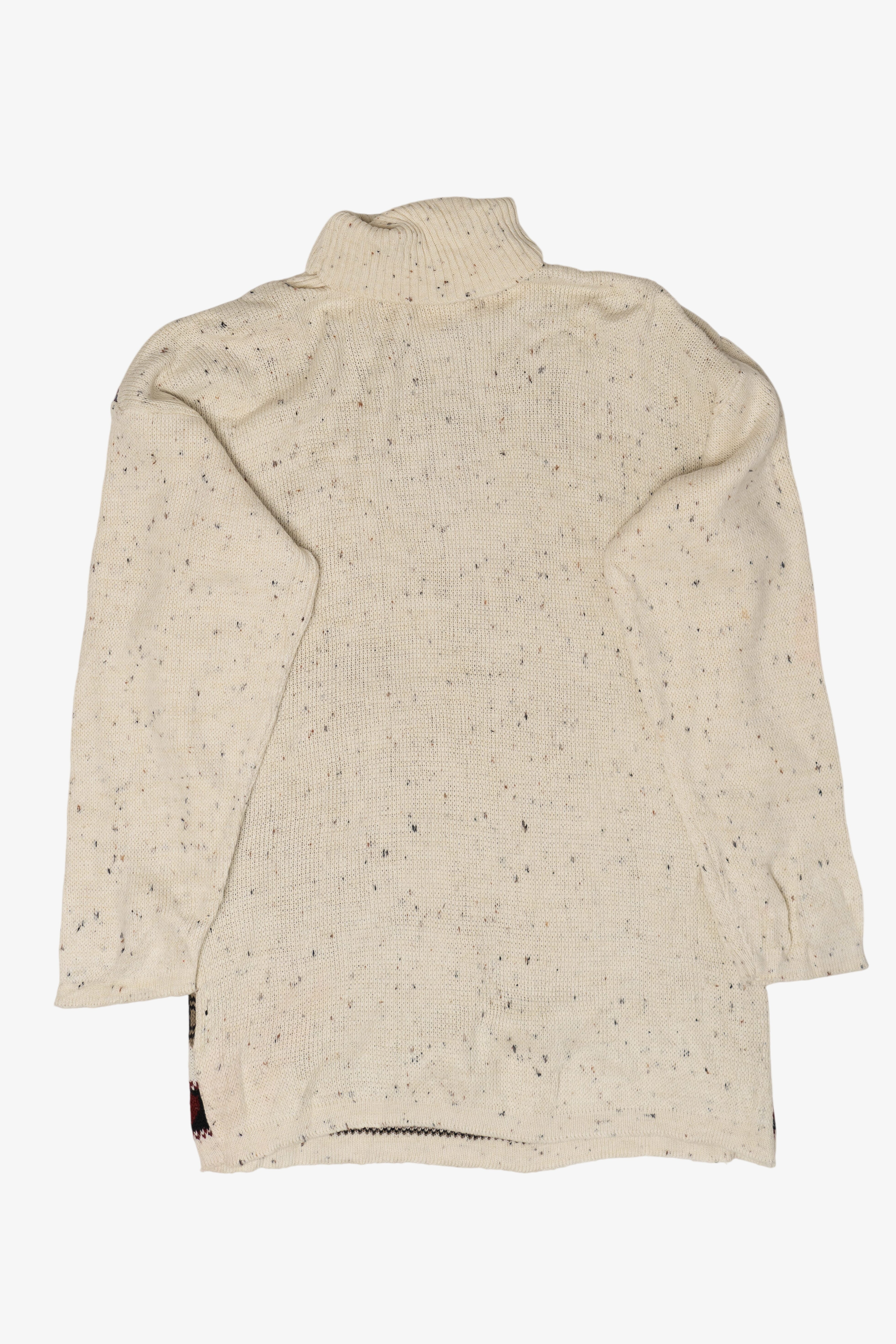 Vintage Bear Hearts Mixed Fibres Sweater (1990s)