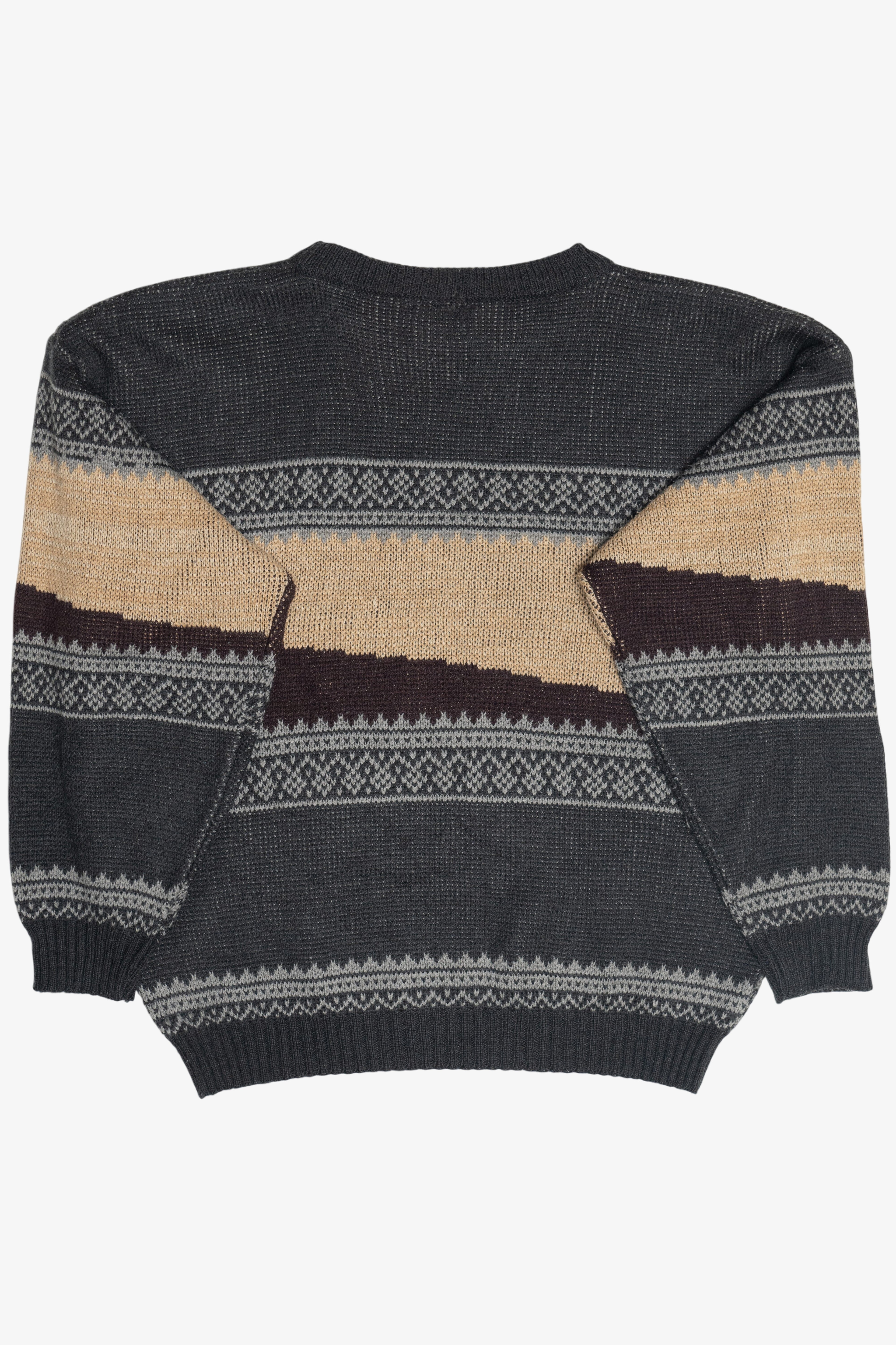 Vintage Hiking Scene Embroidered Henry Morell Sweater (1990s)