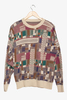 Vintage Abstract Rectangles Sweater (1980s)