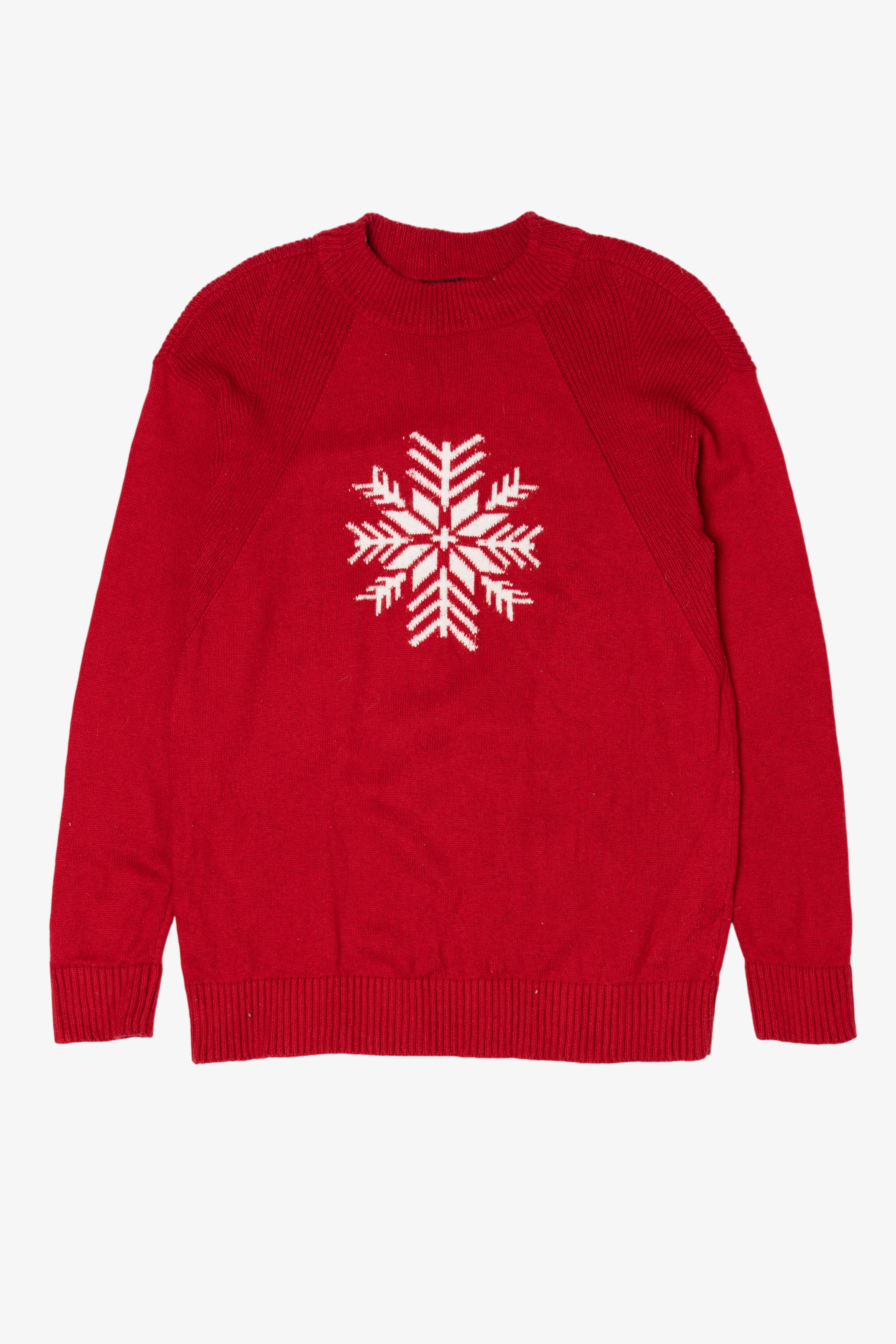 Vintage Snowflake Red Talbots Sweater (1990s)