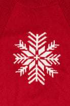 Vintage Snowflake Red Talbots Sweater (1990s)