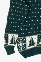 Vintage Dark Green Winter Talbots Sweater (1990s)