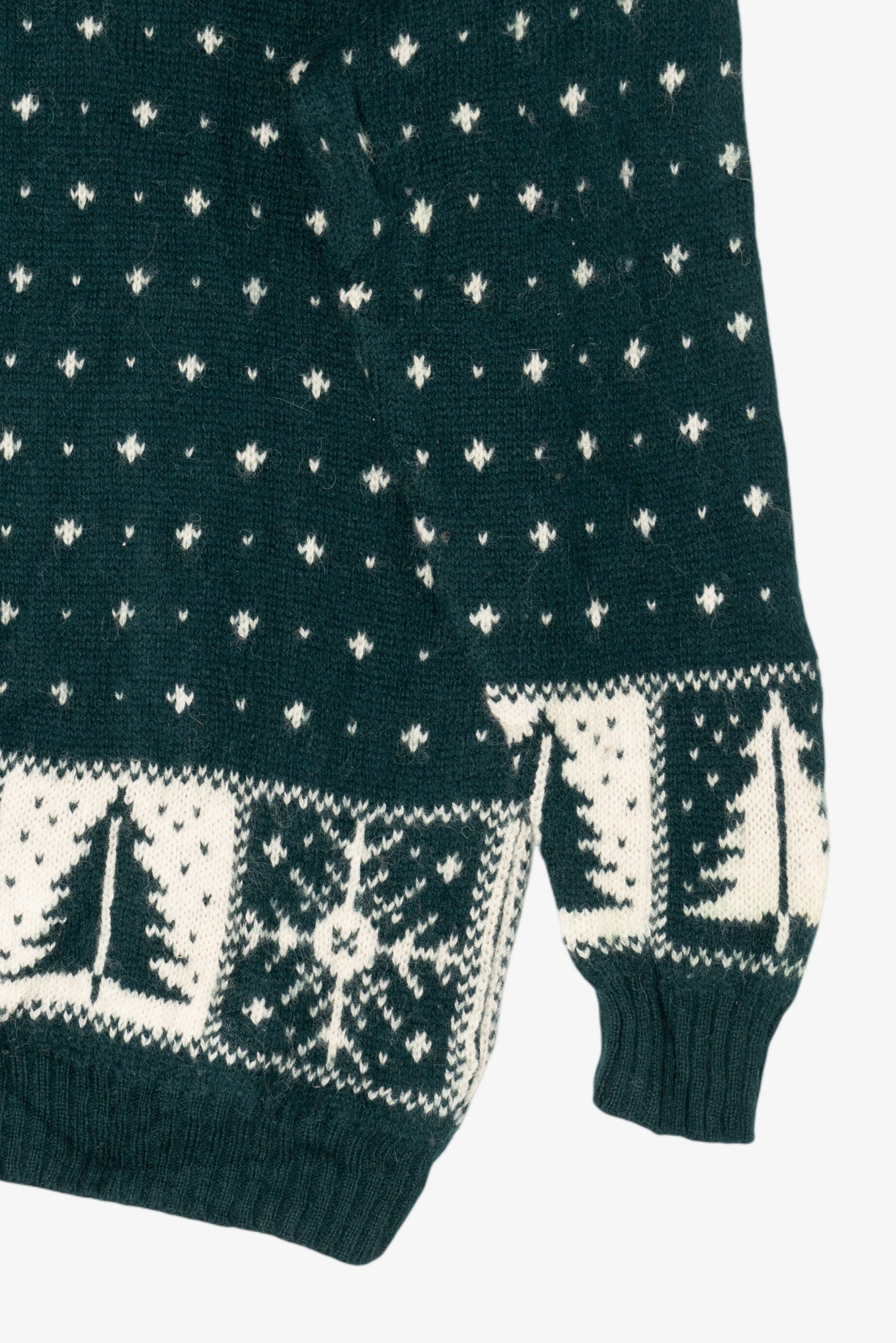 Vintage Dark Green Winter Talbots Sweater (1990s)