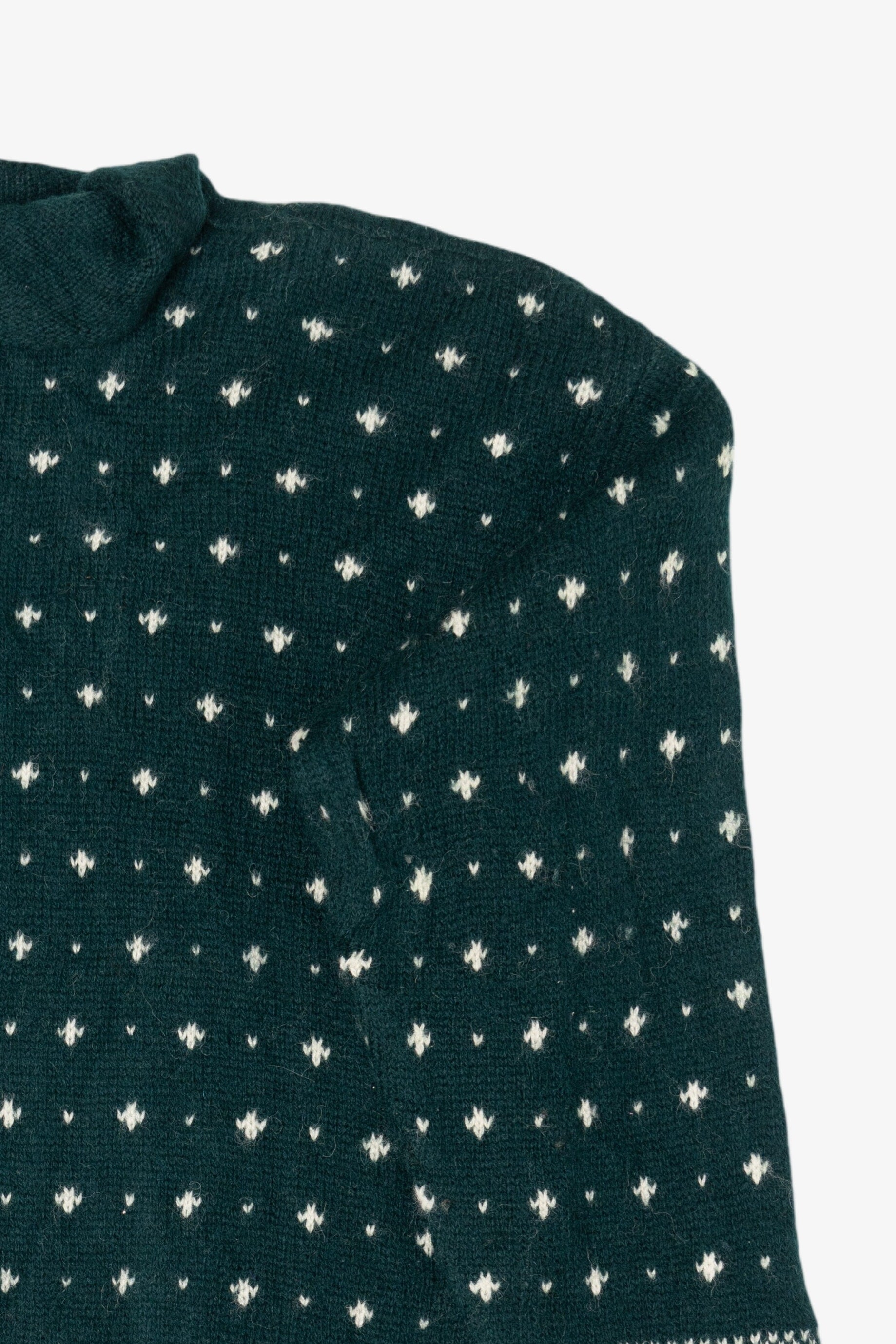 Vintage Dark Green Winter Talbots Sweater (1990s)